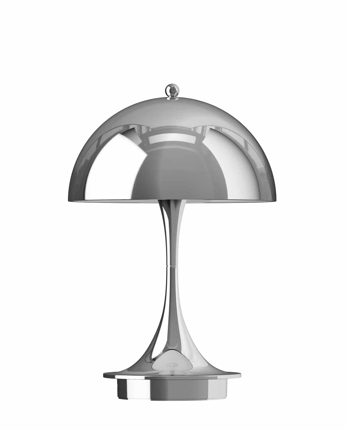 Tischleuchte Panthella 160 portable V3 High Lustre Chrome Plated