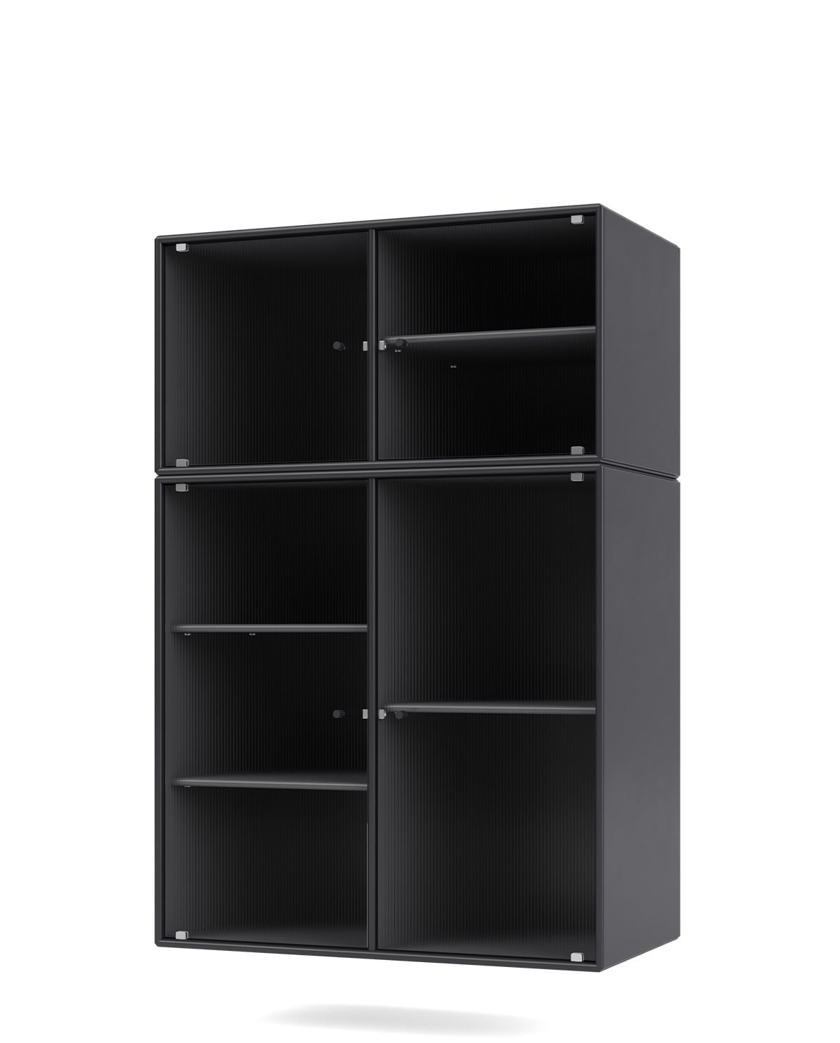 Vitrinenschrank Ripple III anthracite