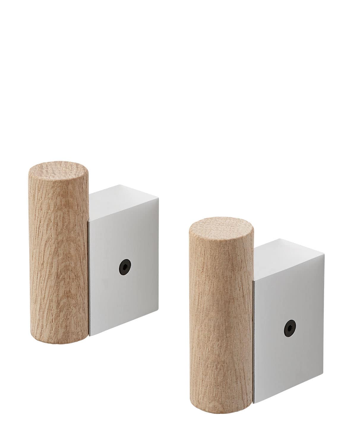 Wandhaken Attach Set oak/aluminium