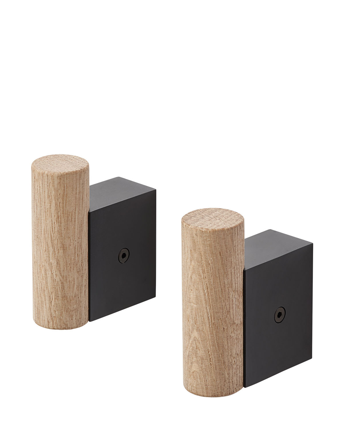 Wandhaken Attach Set oak/black