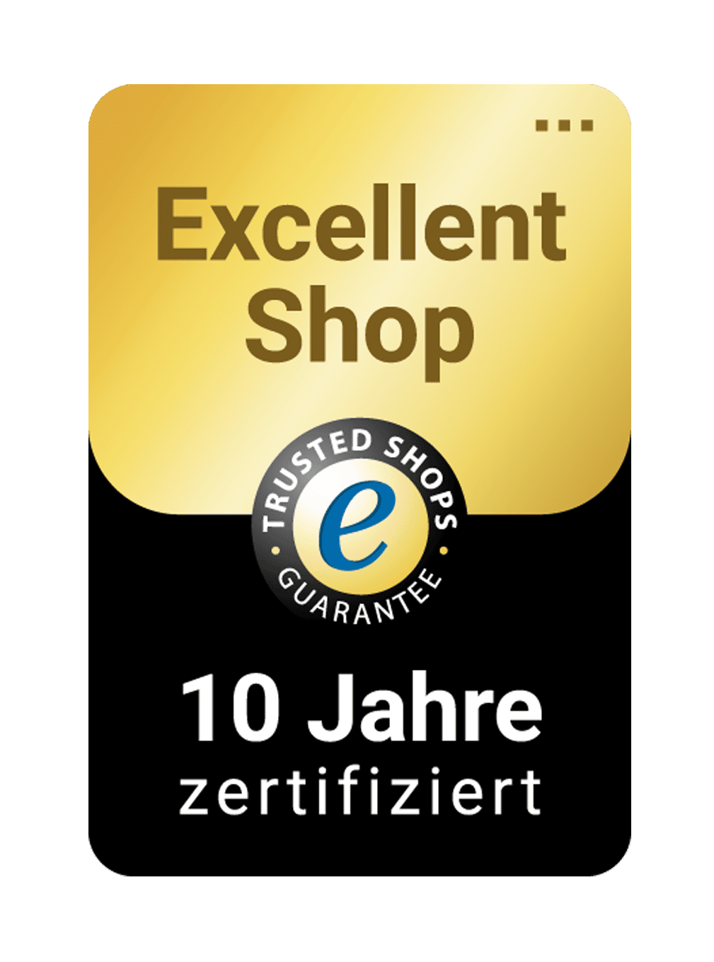 Trusted Shops Award 10 Jahre